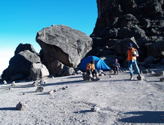 Josu Feijoo en el Kilimanjaro