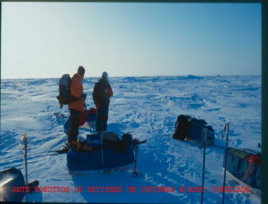 Josu Feijoo en el Polo Norte