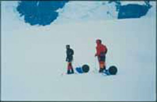 Josu Feijoo en la Antártida